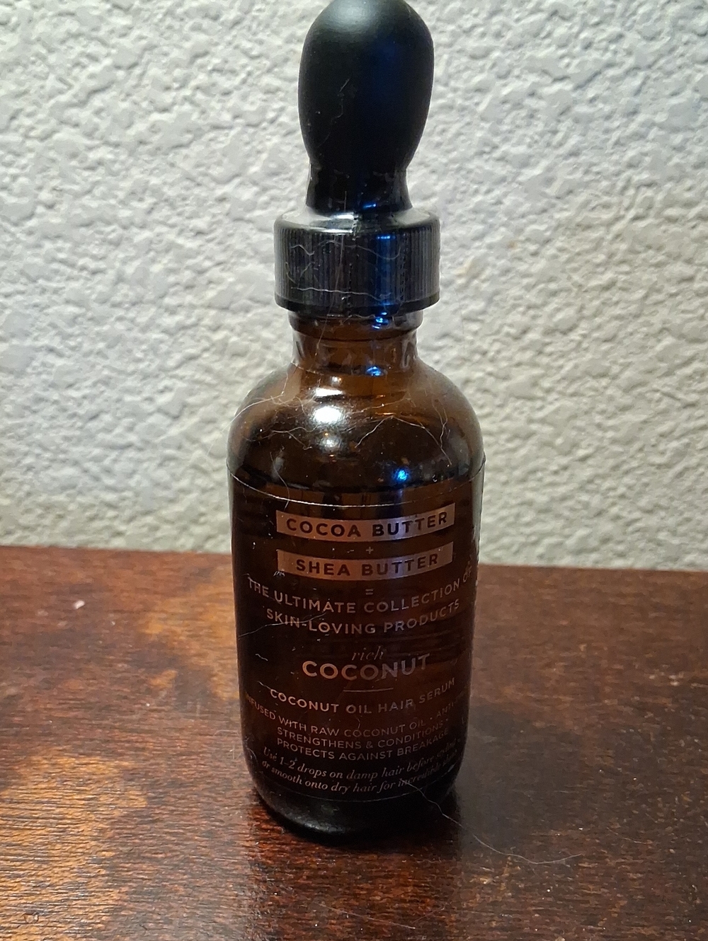 Coconut Hair Serum with Cocoa & Shea Butter — Rich Coconut  RARE. DISCONTINUED.